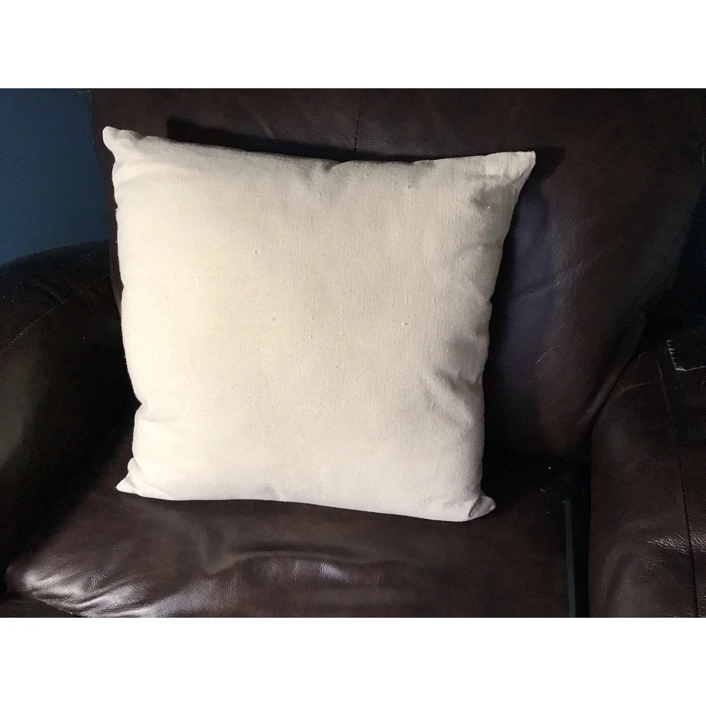 Folk Art Pillow With‎ Barn Appliqué 15 X 15
